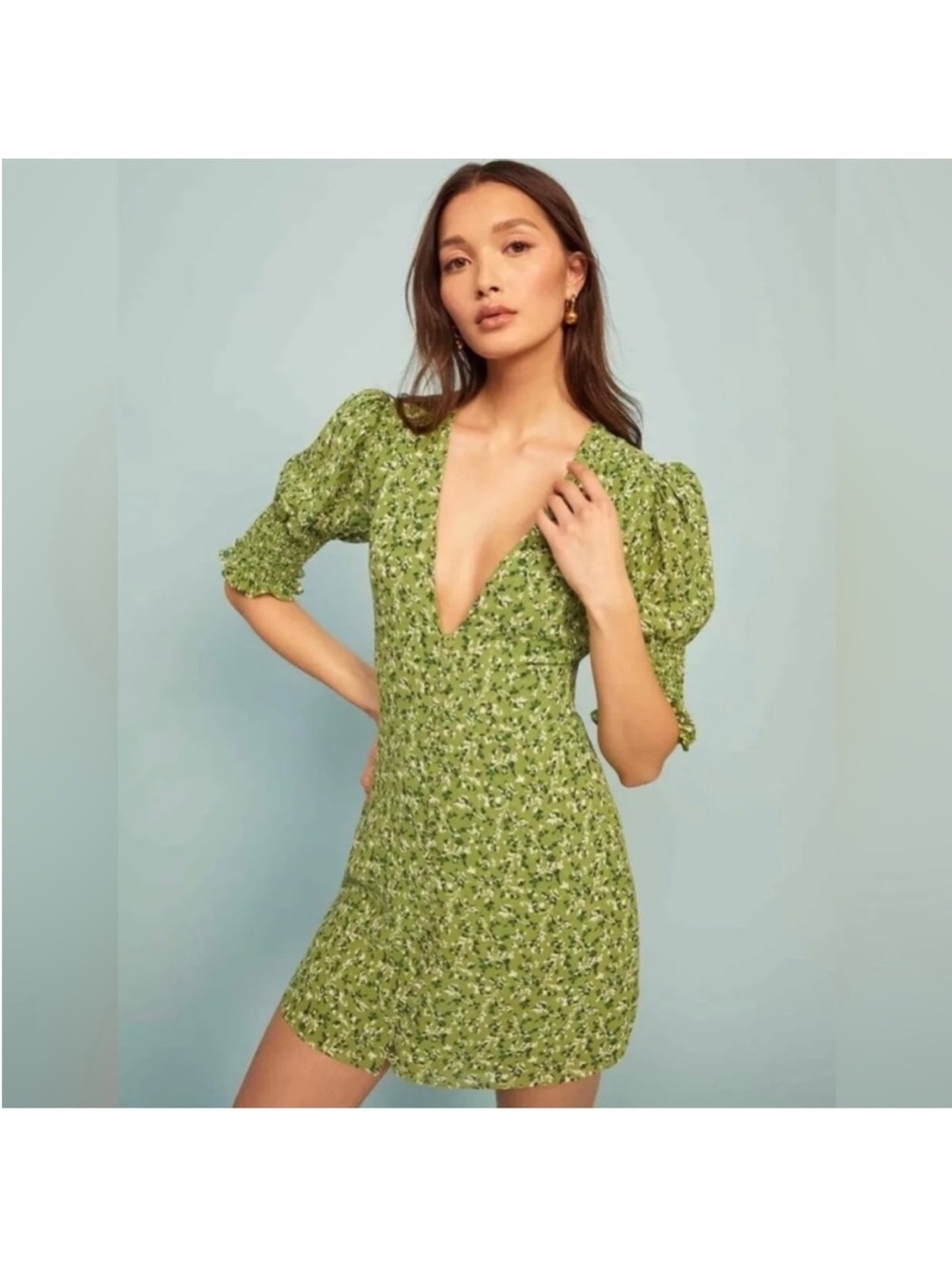 Reformation Alison Mini Dress in Samantha Floral, size 4